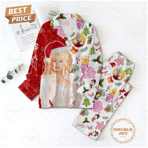 Dolly Parton In Dolly We Trust Merry Christmas Pajamas Set