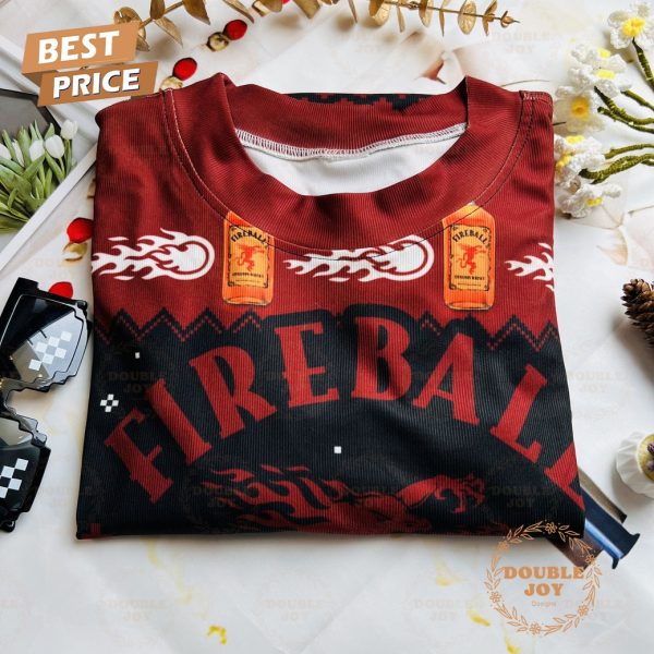 Fireball Whisky Tastes Like Heaven Burns Like Hell Sweater