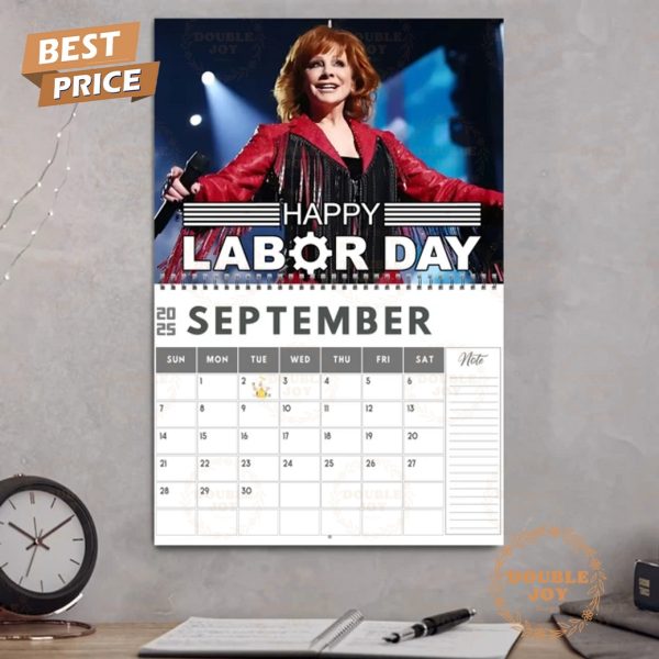 Reba McEntire 2025 Wall Calendar