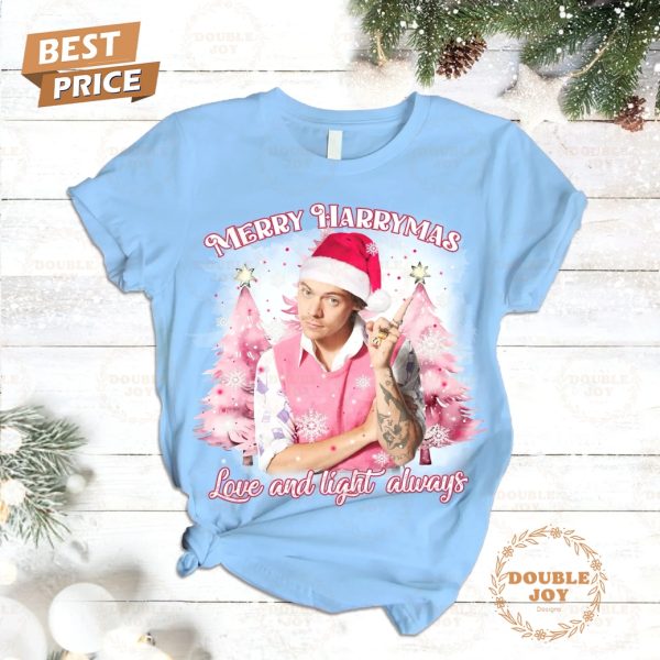 Harry Styles Merry Harrymas Love And Light Always Fleece Pajamas Set