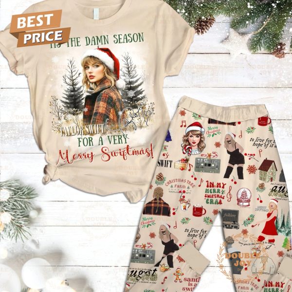 Tis The Damn Season Taylor Swift For A Very Merry Christmas Fleece Pajamas Set