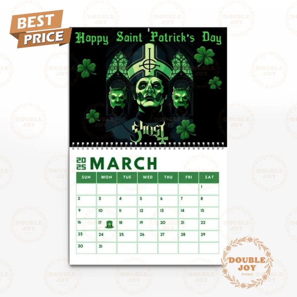 Ghost Band 2025 Wall Calendar