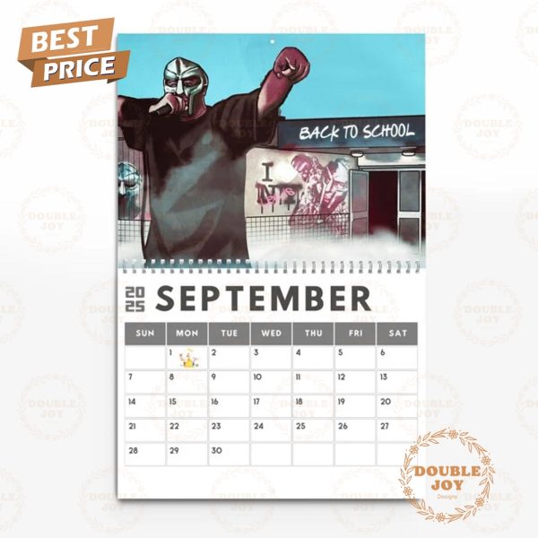 Mf Doom 2025 Wall Calendar