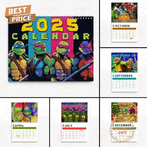 Teenage Mutant Ninja Turtles 2025 Wall Calendar