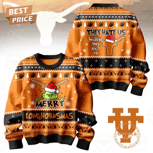 NCAA Texas Longhorns They Hate Us Because They Ain’t Us Merry Longhornssmas Sweater