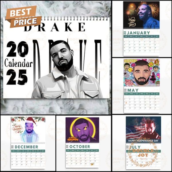 Drake 2025 Wall Calendar