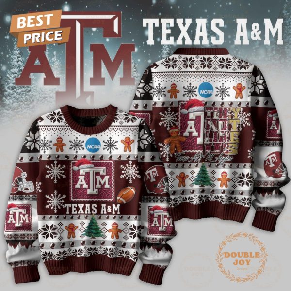 They Not Like Us NCAA Texas A&M Aggies Merry Christmas 2024 Sweater