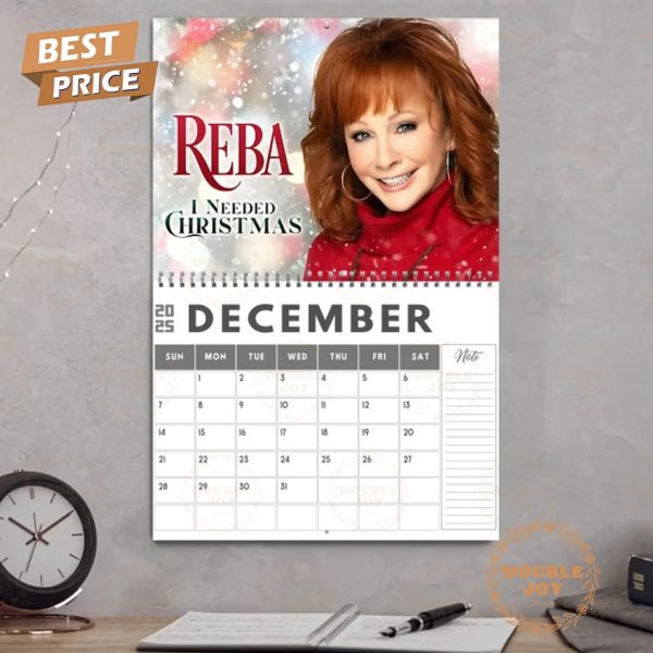 Reba McEntire 2025 Wall Calendar