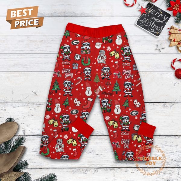 Have A Georgia Bulldogs Christmas Fleece Pajamas Set