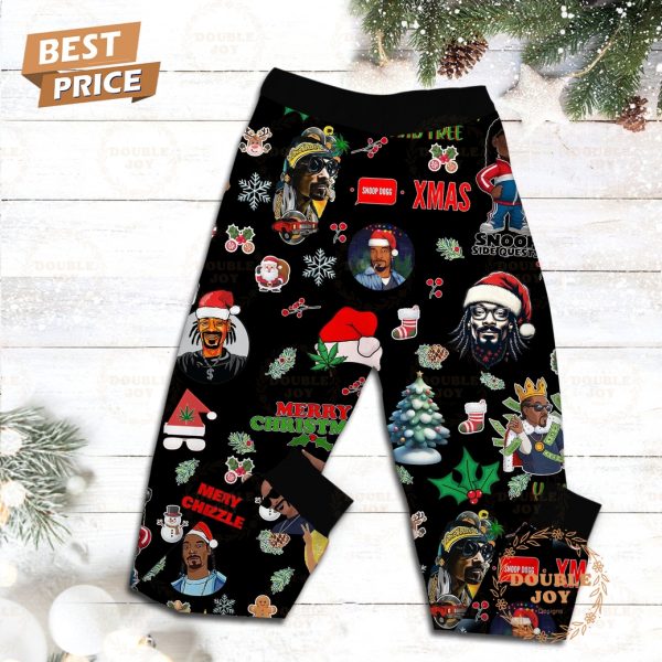 Santa Baby Put Snoop Dogg Under The Tree Merry Christmas Fleece Pajamas Set