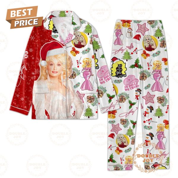 Dolly Parton In Dolly We Trust Merry Christmas Pajamas Set