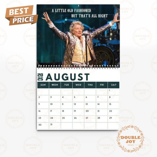 Rod Stewart 2025 Wall Calendar