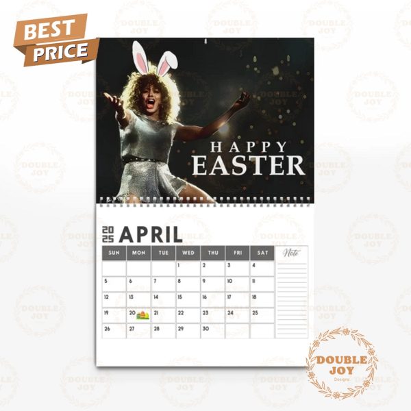 Tina Turner 2025 Wall Calendar