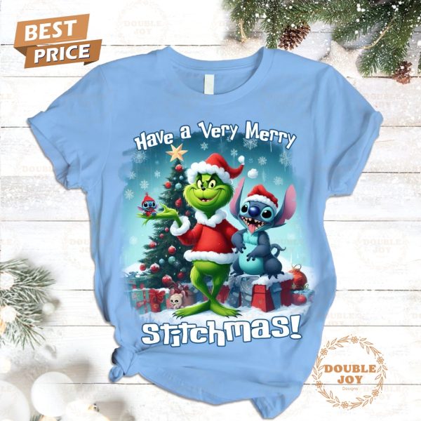 Stitch Have A Very Merry Stitchmas! Fleece Pajamas Set