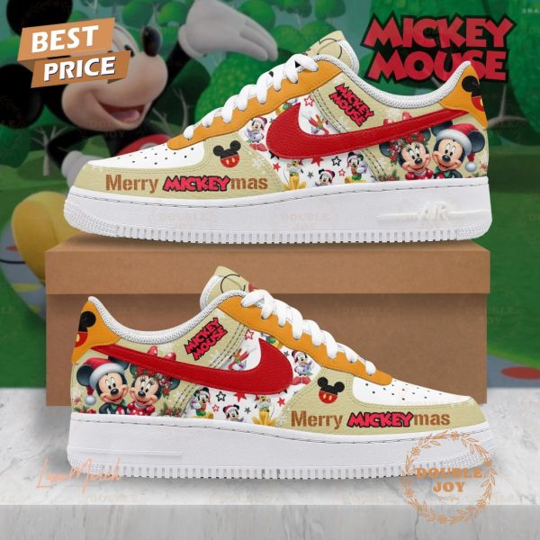 Mickey Mouse Merry Mickeymas 2024 Air Force 1 Sneakers