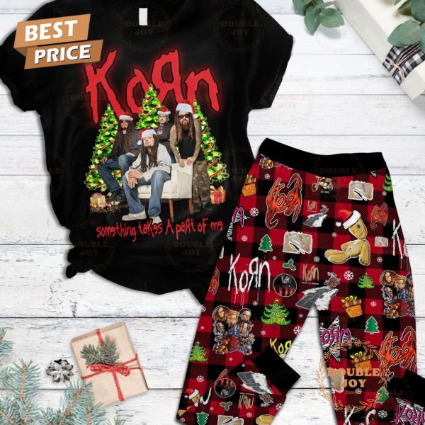 Korn Band Something Takes A Part Of Me Fleece Pajamas Set