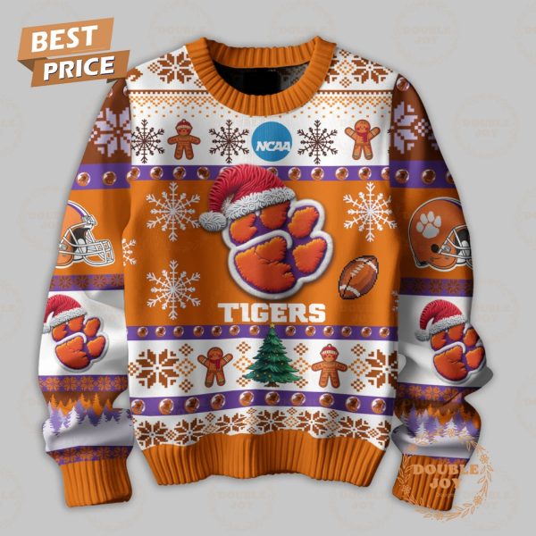 NCAA They Not Like Us Clemson Tigers Merry Christmas Sweater