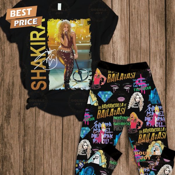 Shakira En Barranquilla Se Baila Asi Fleece Pajamas Set