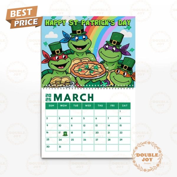 Teenage Mutant Ninja Turtles 2025 Wall Calendar