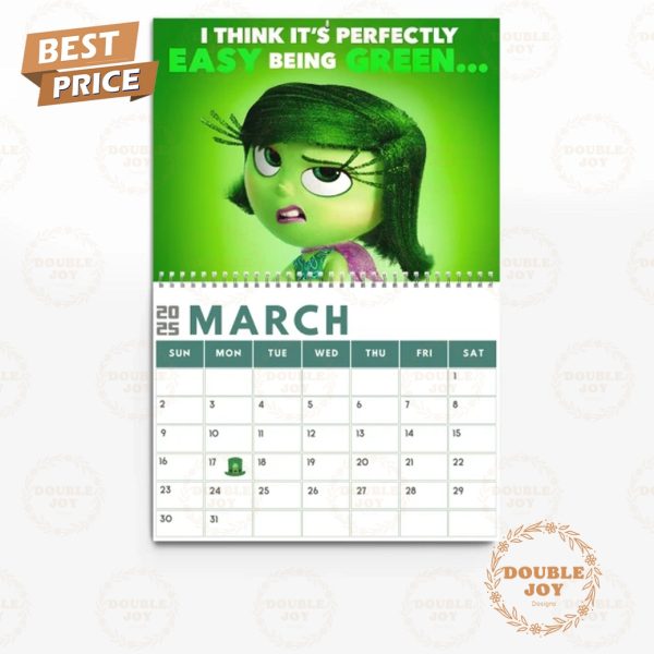 Inside Out 2 2025 Wall Calendar