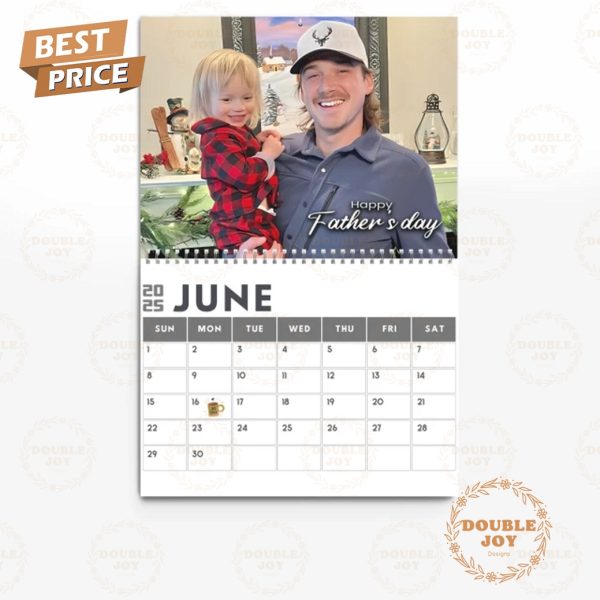 Morgan Wallen 2025 Wall Calendar