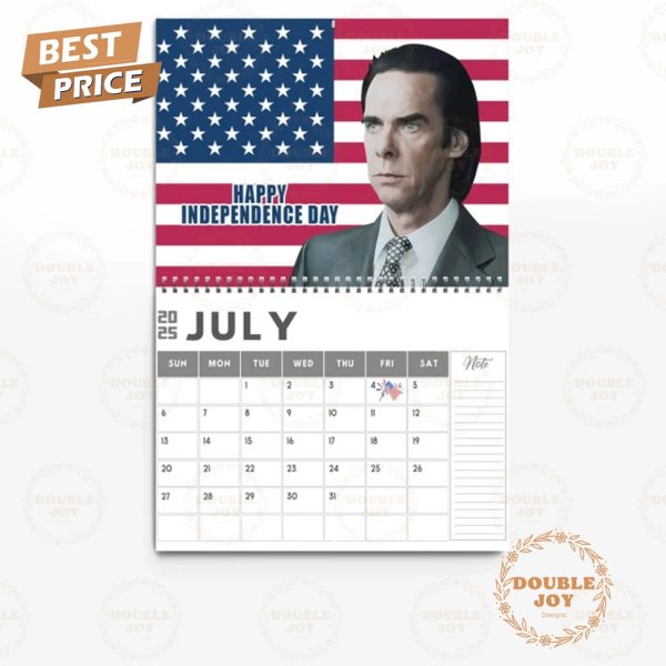 Nick Cave 2025 Wall Calendar