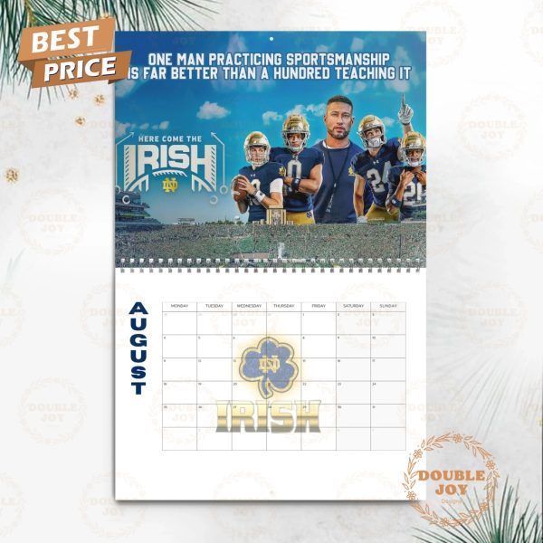 Notre Dame Fighting Irish 2025 Wall Calendar