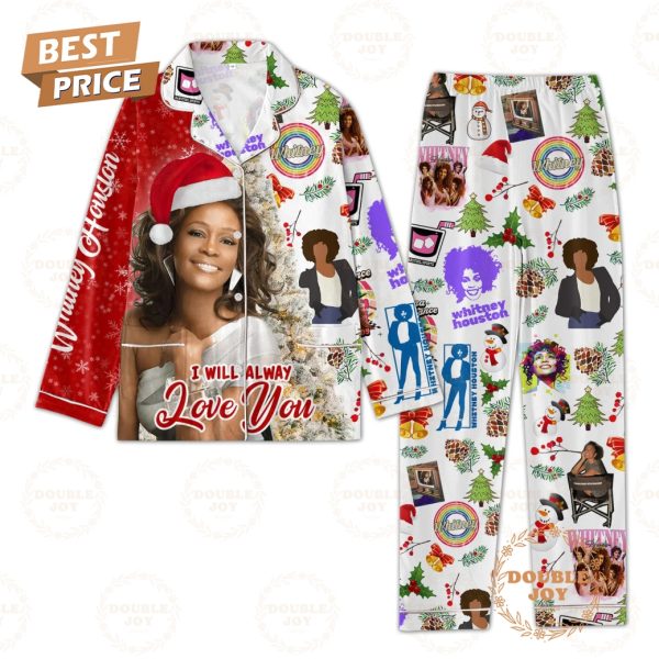 Whitney Houston I Will Alway Love You Merry Christmas Pajamas Set