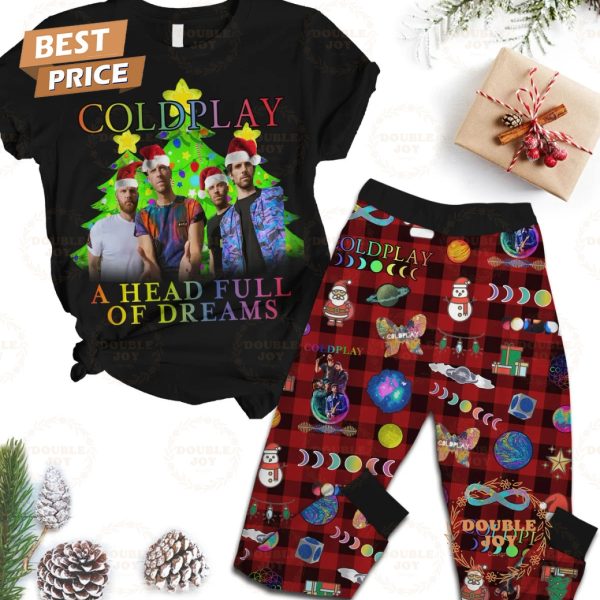 Coldplay Rock Band A Head Full Of Dreams Fleece Pajamas Set