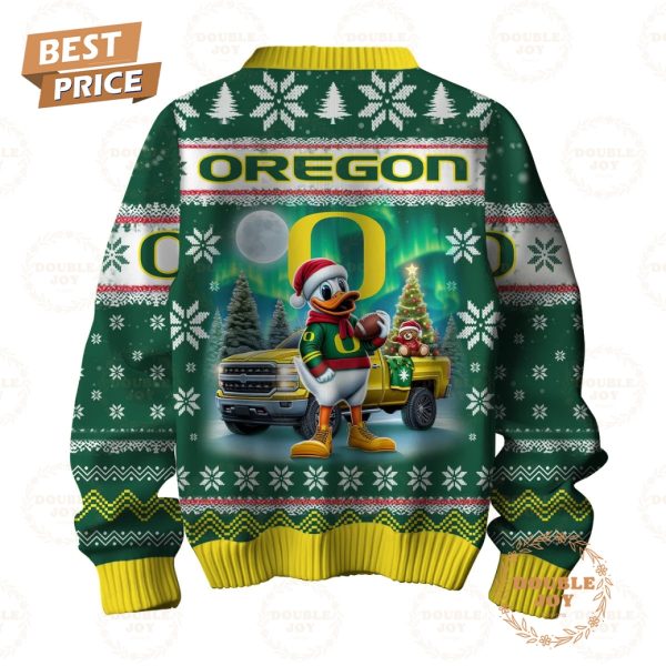 Oregon Ducks Quacking Through The Holidays… Merry Duckmas! Sweater