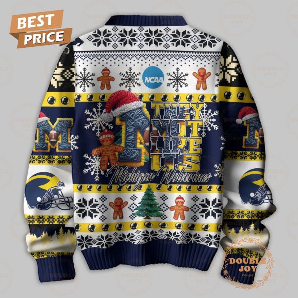 NCAA They Not Like Us Michigan Wolverines Merry Christmas Sweater