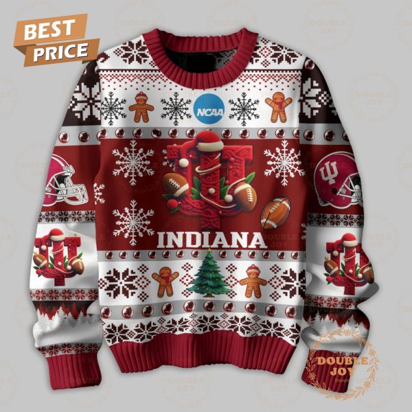 NCAA They Not Like Us Indiana Hoosiers Merry Christmas Sweater