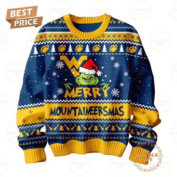 NCAA West Virginia Mountaineers They Hate Us Because They Ain’t Us Merry Mountaineersmas Sweater