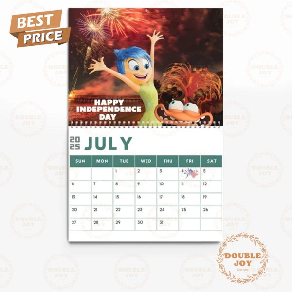 Inside Out 2 2025 Wall Calendar