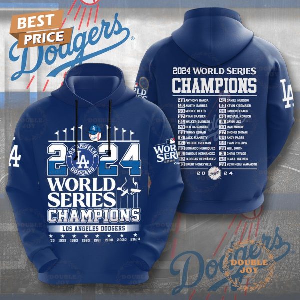 MLB 2024 LA Dodgers World Series Champions T-Shirt, Hoodie