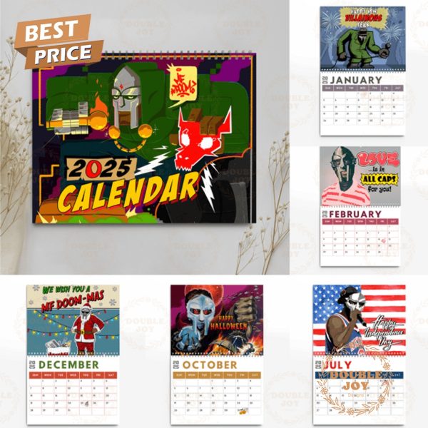 Mf Doom 2025 Wall Calendar