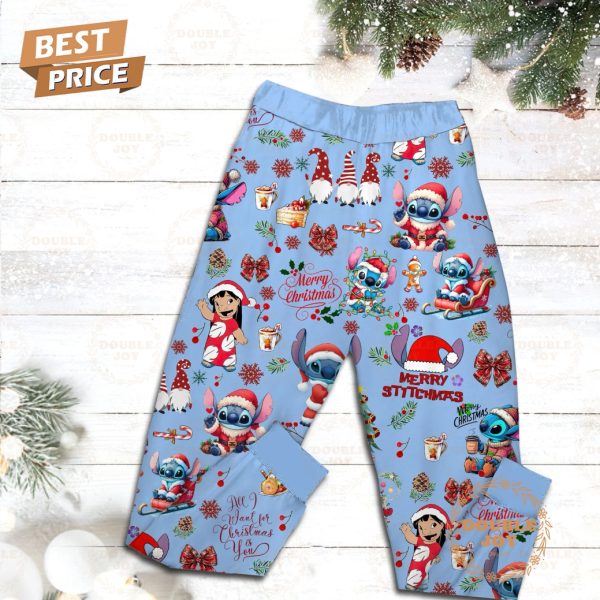 Stitch Have A Very Merry Stitchmas! Fleece Pajamas Set