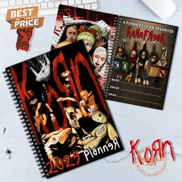 A Planner For An Organized Korn Band Fan 2025 Planner