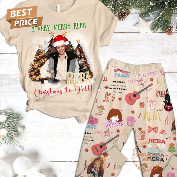 A Very Merry Reba McEntire Christmas To Y’all! Fleece Pajamas Set