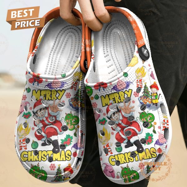 Dragon Ball Merry Christmas Custom Name Crocs