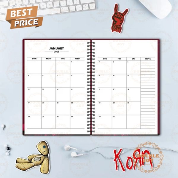 A Planner For An Organized Korn Band Fan 2025 Planner