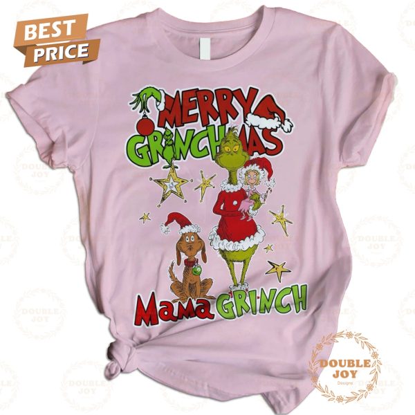 The Grinch Merry Grinchmas Mama Grinch Fleece Pajamas Set – Pink