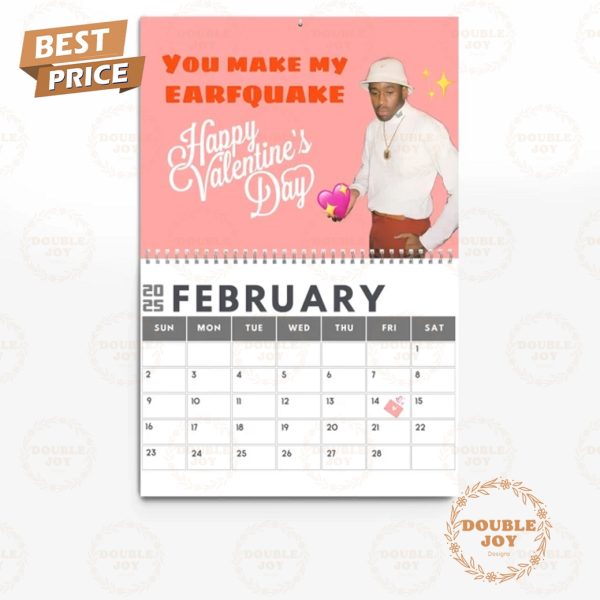 Tyler The Creator 2025 Wall Calendar