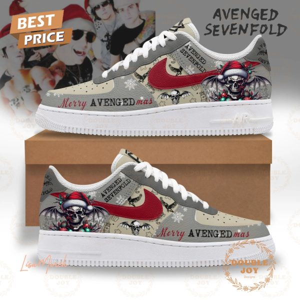 Avenged Sevenfold Merry Christmas 2024 Air Force 1 Sneakers