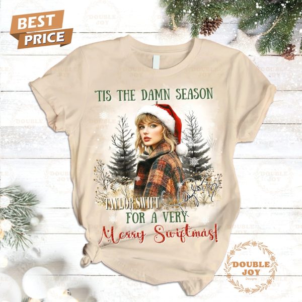 Tis The Damn Season Taylor Swift For A Very Merry Christmas Fleece Pajamas Set