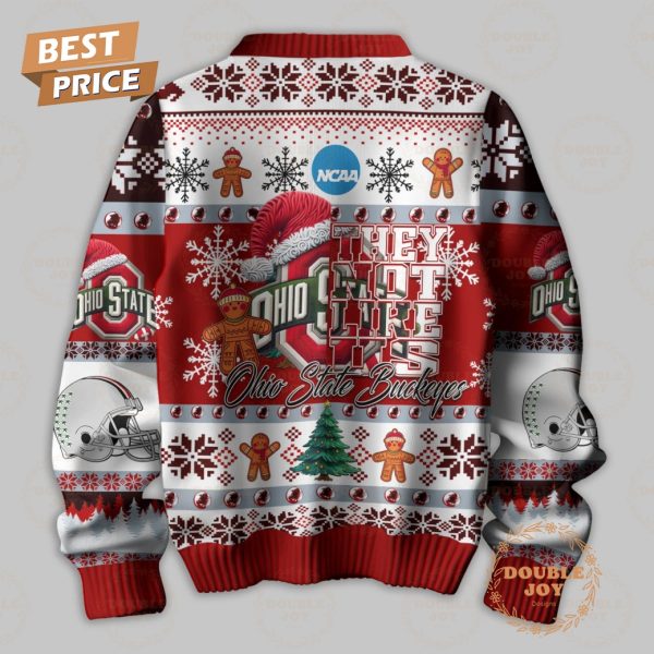 NCAA They Not Like Us Ohio State Buckeyes Merry Christmas Sweater