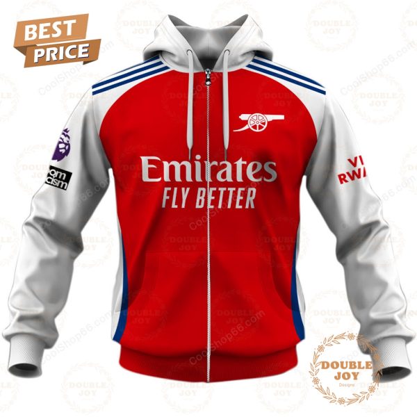 Arsenal F.C Home Jersey Style Hoodie