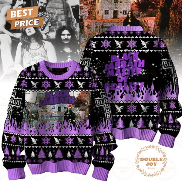 Black Sabbath Master Of Reality Merry Christmas Sweater