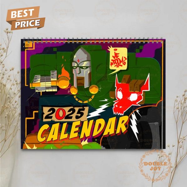 Mf Doom 2025 Wall Calendar