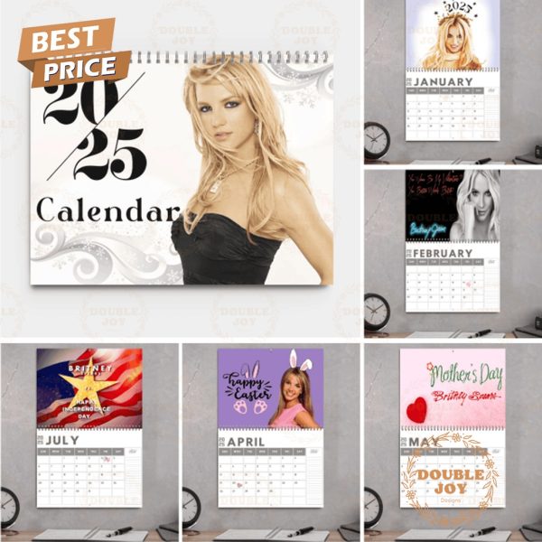 Britney Spears 2025 Wall Calendar